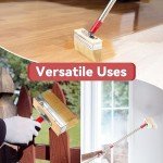 60" Long Handle Deck Stain Brush Set