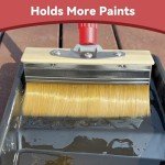 60" Long Handle Deck Stain Brush Set
