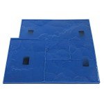 24"x24" Slate Concrete Stamp Mats - 4 Pack