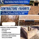Weathered Flagstone Concrete Stamping Texture Roller
