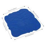 36" Concrete Slate Seamless Stamp Mat (Blue)