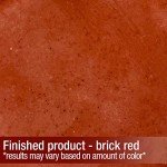 Brick Red Concrete Color Pigment Powder - 10 Oz
