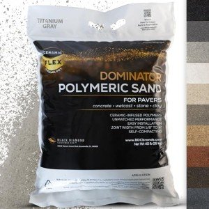 Titanium Gray Polymeric Sand for Pavers - 40 lbs