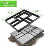 DIY Concrete Path Maker Molds - 2 Pack