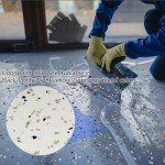 Decorative Epoxy Floor Flakes - Black/White/Yellow/Gray