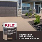 KILZ Slip Resistant Decorative Concrete Coating - Tan
