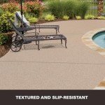 KILZ Slip Resistant Decorative Concrete Coating - Tan