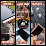 Liquid Rubber Waterproof Sealant for Roofs & More