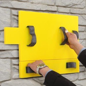 3-Pack Polyurethane Concrete Stamps for DIY Projects