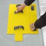 3-Pack Polyurethane Concrete Stamps for DIY Projects