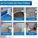 Quick-Drying Concrete Crack Filler Caulking Glue