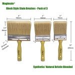 Magimate Large Bristle Deck Stain Brush Set