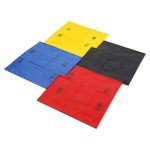 Lemoeyes 4-Pack Decorative Concrete Stamp Mats
