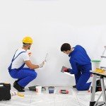 8" Stainless Steel Concrete Finishing Trowel - Soft Grip