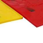 Lemoeyes 4-Pack Decorative Concrete Stamp Mats