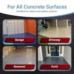 Wine Red High-Performance Concrete Paint - 1 Quart