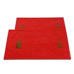 4-Pack Concrete Stamps for Pathways and Walls