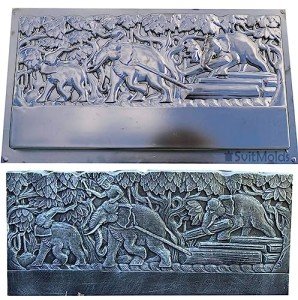 Edge Stone Mold - DIY Elephant Border Mould