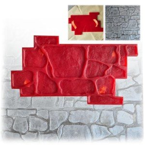 Stone Tile Texture Concrete Stamp for Landscaping