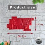 Stone Tile Texture Concrete Stamp for Landscaping