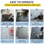 Stone Tile Texture Concrete Stamp for Landscaping
