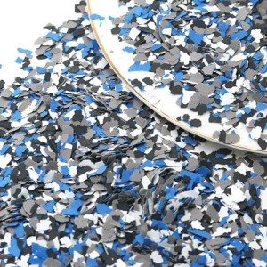 Colorful Decorative Concrete Floor Paint Chips