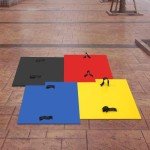 24" x 24" Slate Concrete Stamp Mats Set of 4