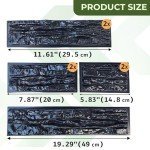 7-Piece ABS Flagstone Concrete Stamps Set