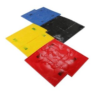 4Pcs 24"x24" Realistic Concrete Texture Stamps