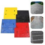 4Pcs 24"x24" Realistic Concrete Texture Stamps