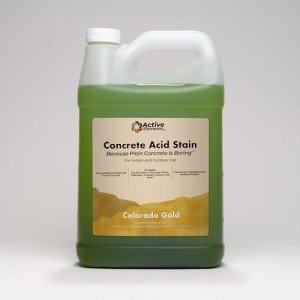 Colorado Gold Acid Stain for Concrete 1 Gallon