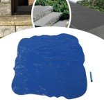 Slate Concrete Texturing Skin Stamps Set, 36"x36
