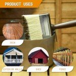 Heavy-Duty Deck Stain Brush Set - 2PCS