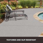 KILZ Slip Resistant Decorative Concrete Coating, Gray