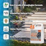Wet Look Color Enhancer Sealer for Concrete