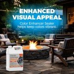 Wet Look Color Enhancer Sealer for Concrete