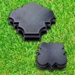 4 Plastic Concrete Stamps for Stone Paving