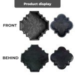 4 Plastic Concrete Stamps for Stone Paving