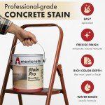 Brick Red Semi-Opaque Concrete Stain - 1 Gallon