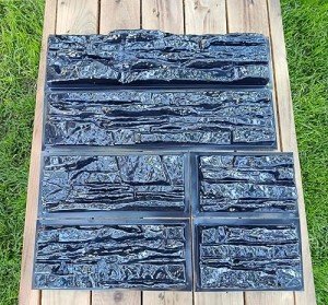 Flagstone Limestone Concrete Stamps - 6 Piece Set