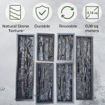 Flagstone Limestone Concrete Stamps - 6 Piece Set