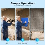 24x24 Concrete Stamp Mats - Rock Texture Set
