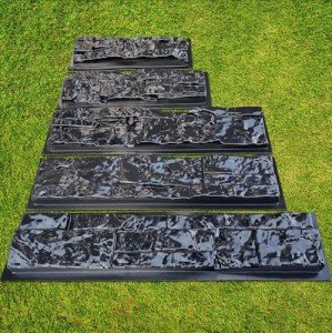 BETONEX 5-Piece ABS Concrete Molds Set