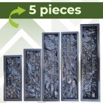 BETONEX 5-Piece ABS Concrete Molds Set