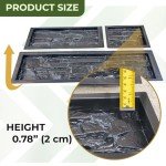 BETONEX 5-Piece ABS Concrete Molds Set