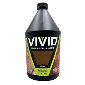 Vivid Acid Stain for Concrete - Coffee 1 Gallon
