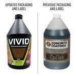 Vivid Acid Stain for Concrete - Coffee 1 Gallon