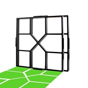 Reusable Square Concrete Path Maker Molds (2-Pack)
