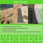 Reusable Square Concrete Path Maker Molds (2-Pack)