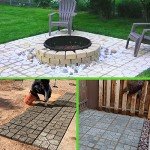 Reusable Square Concrete Path Maker Molds (2-Pack)